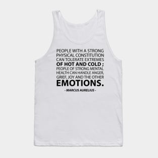 MARCUS AURELIUS - MOTIVATIONAL QUOTES Tank Top